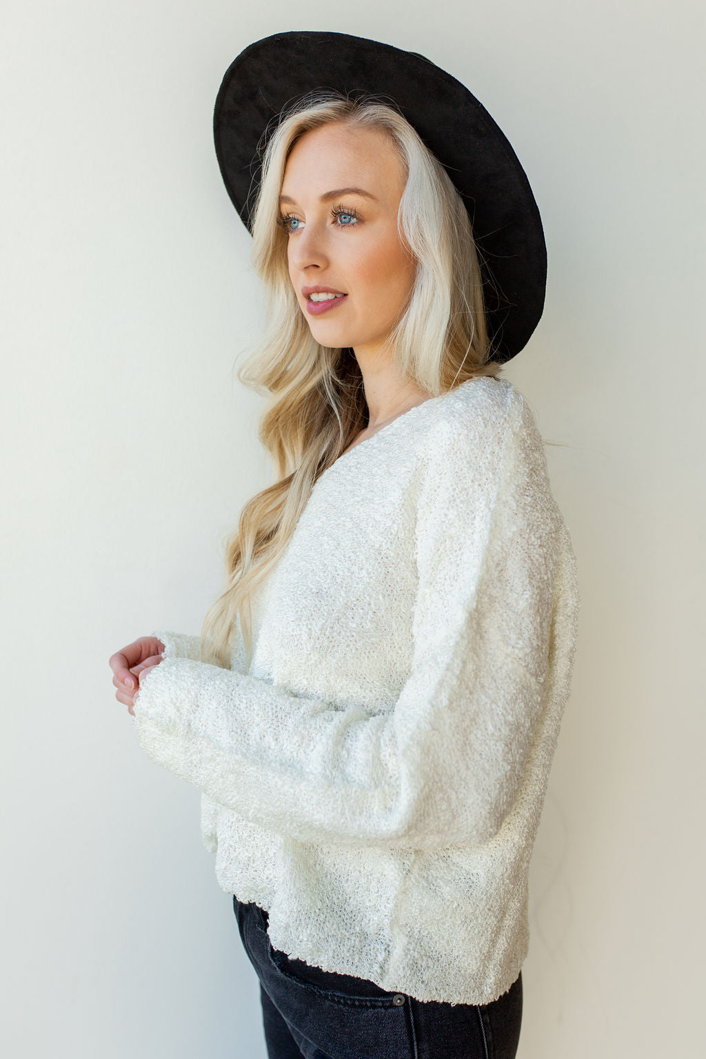 mode, Katie knit round collar sweater