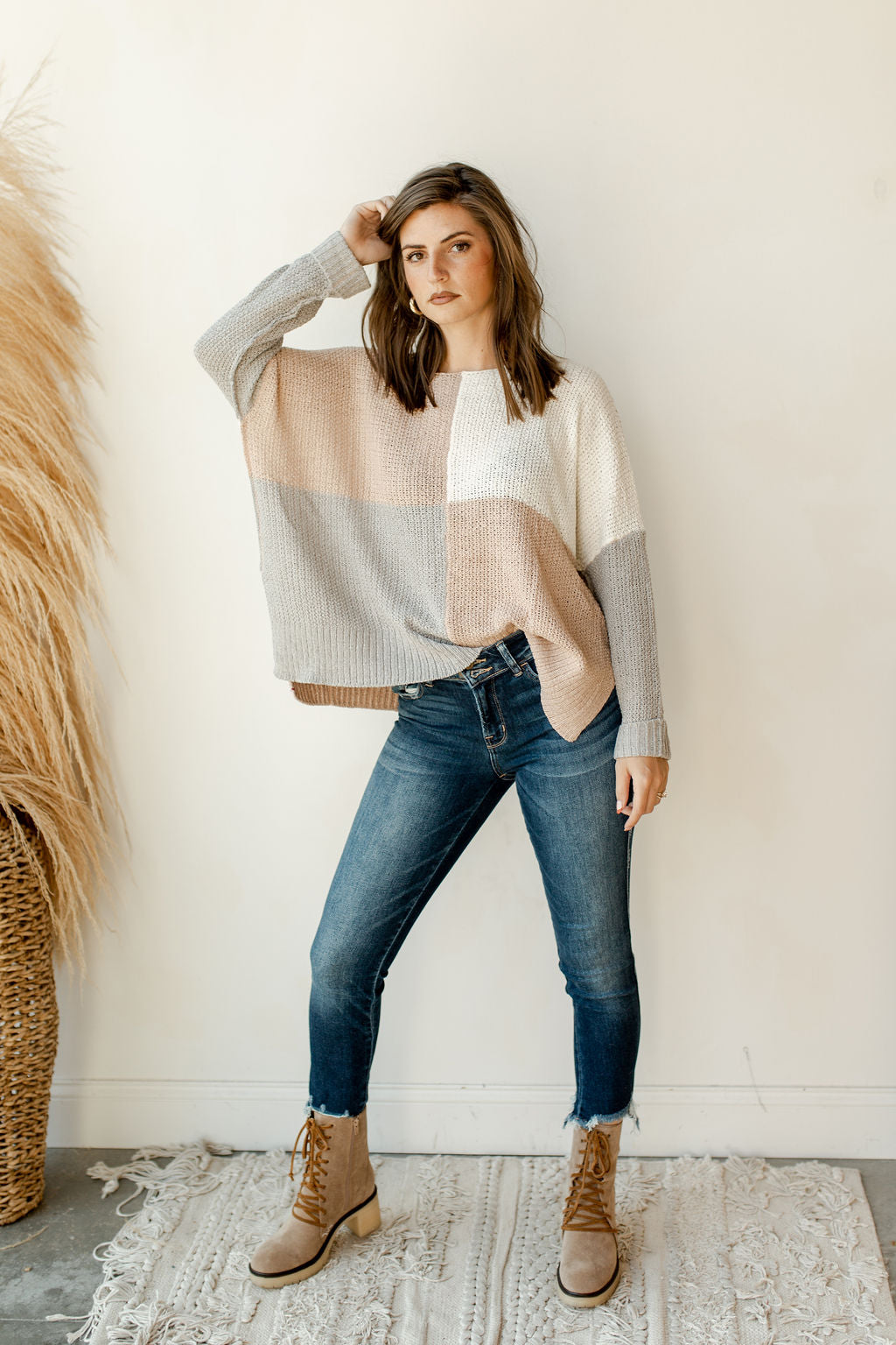 mode, let's get together sweater