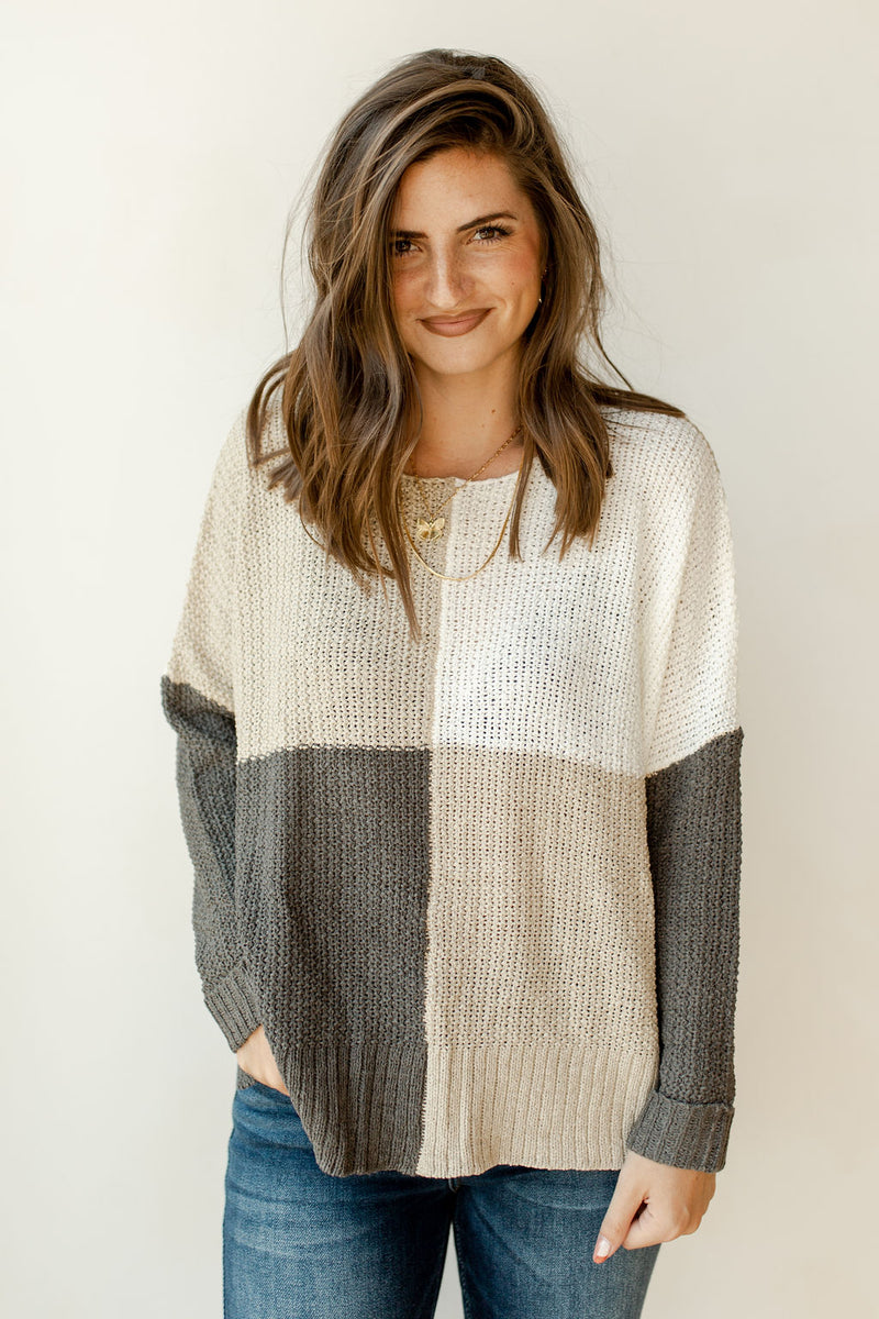mode, let's get together sweater