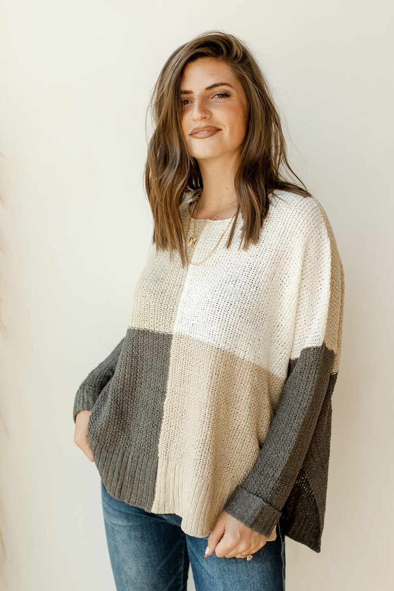 mode, let's get together sweater