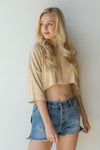 mode, sandy velour tee