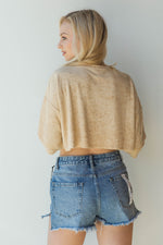 mode, sandy velour tee