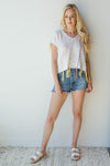mode, sunburst poncho top