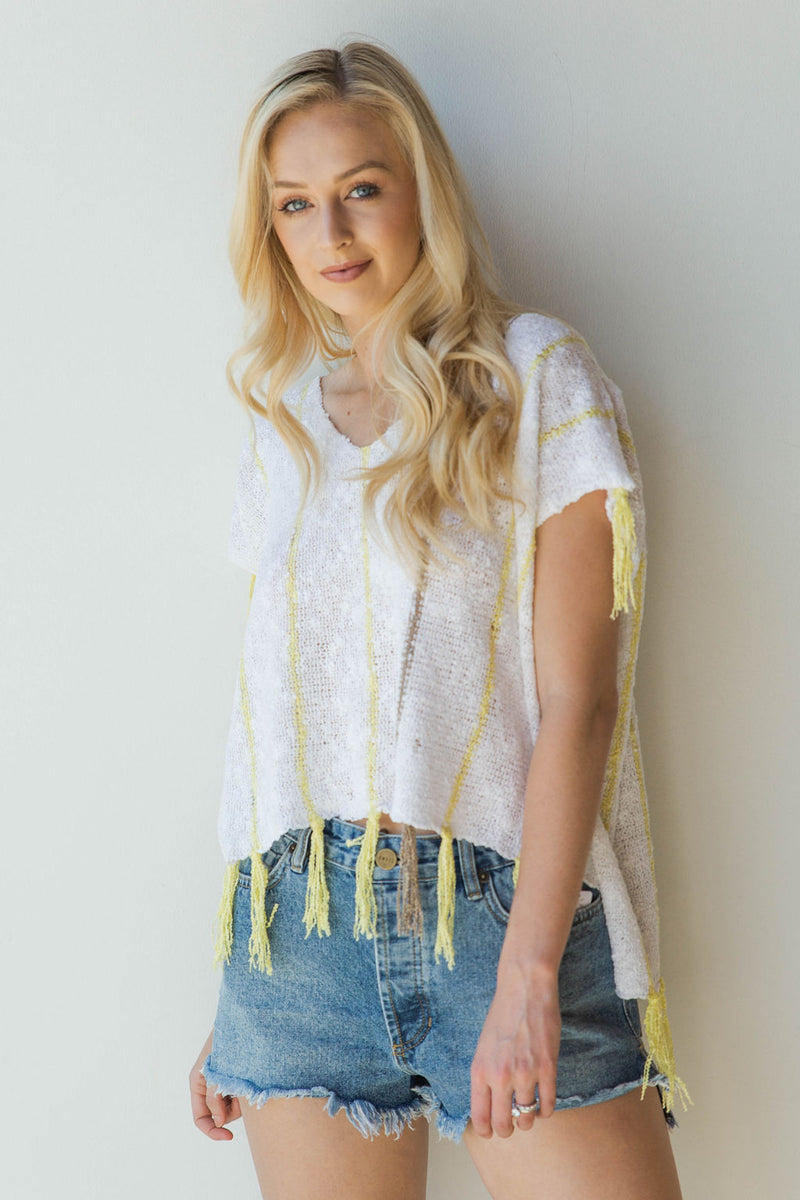 mode, sunburst poncho top