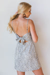mode, Ruby spotted open back dress