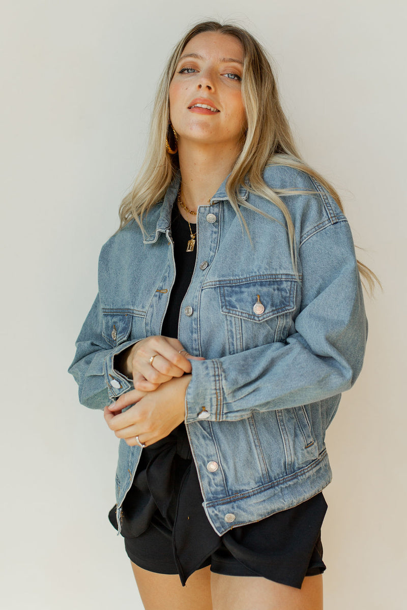 mode, no time waisted oversized jkt