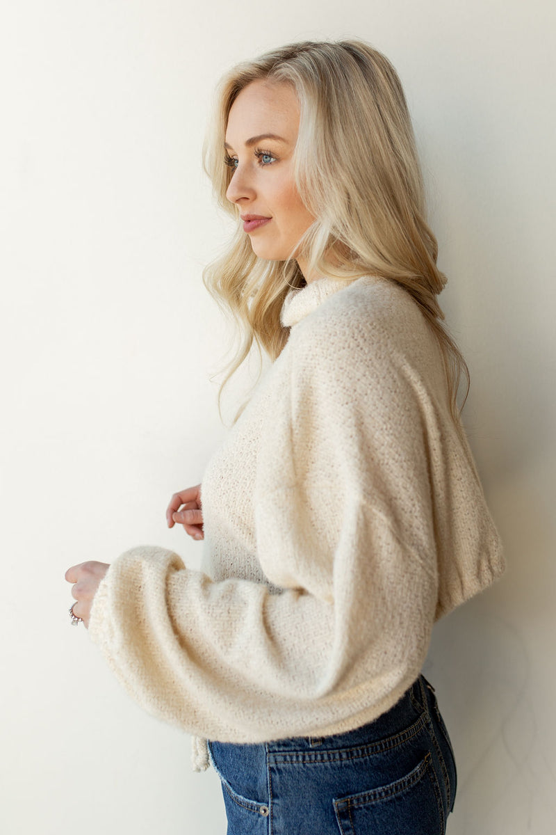 mode, cropped tie front sweater