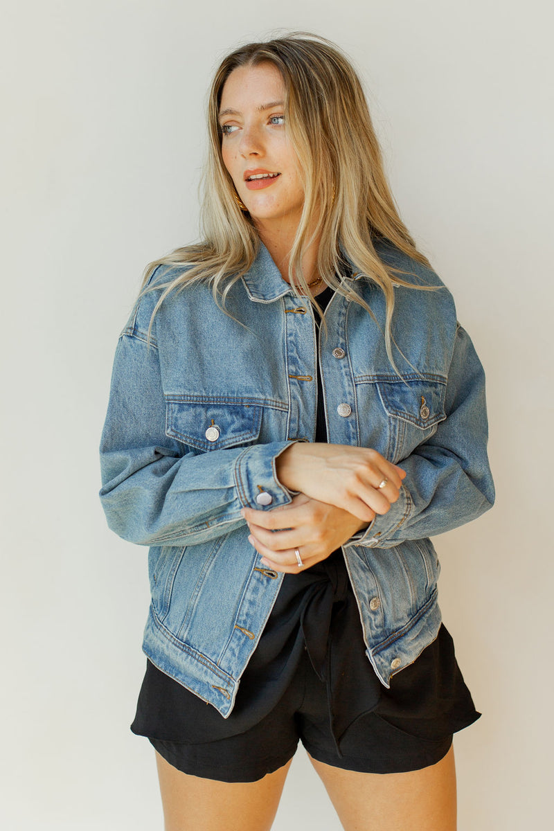 mode, no time waisted oversized jkt