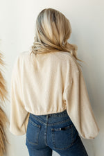 mode, cropped tie front sweater