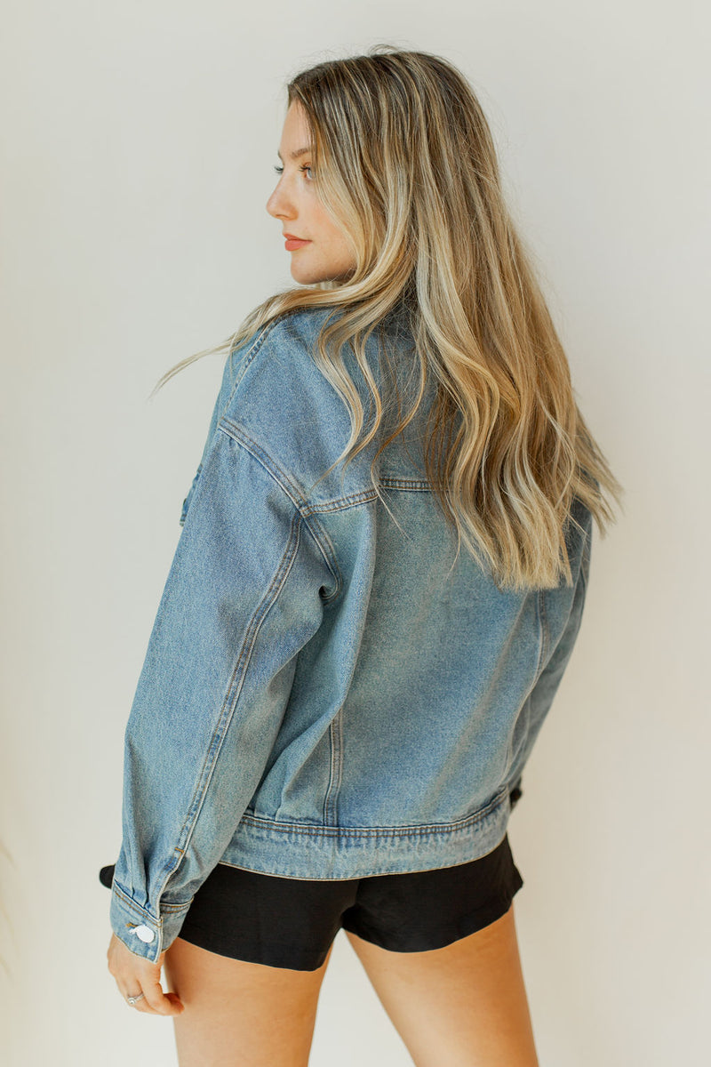mode, no time waisted oversized jkt