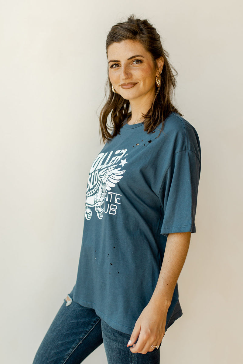 mode, skate club tee