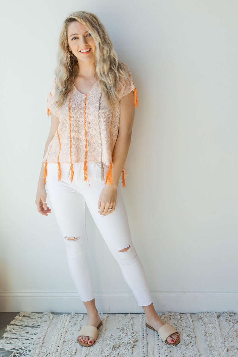 mode, sunburst poncho top