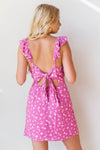mode, dipping daisies dress