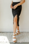 mode, Savannah rouched midi skirt