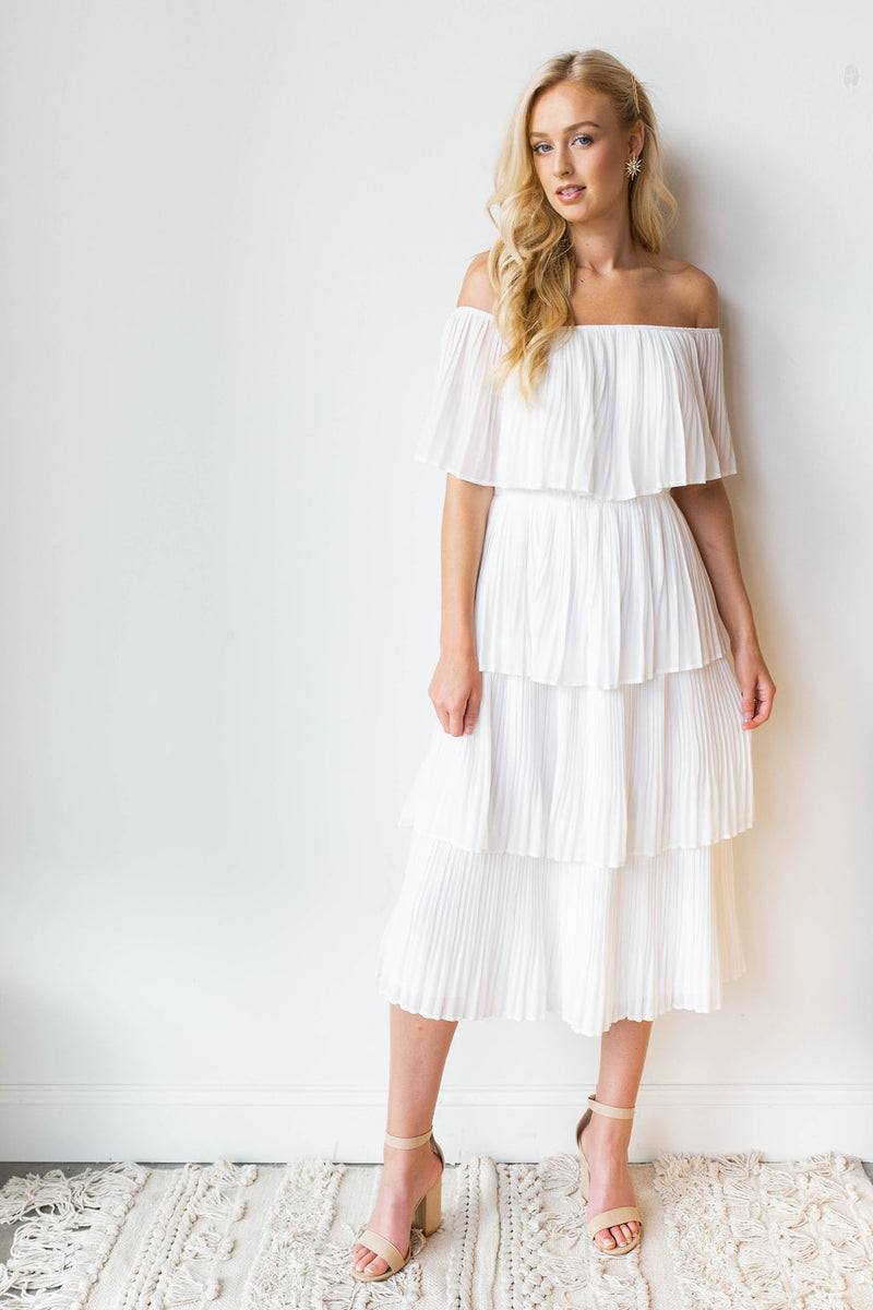 mode, dancing the night away tiered dress