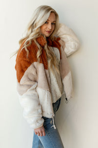 mode, super love color block jacket