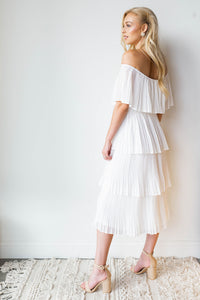 mode, dancing the night away tiered dress