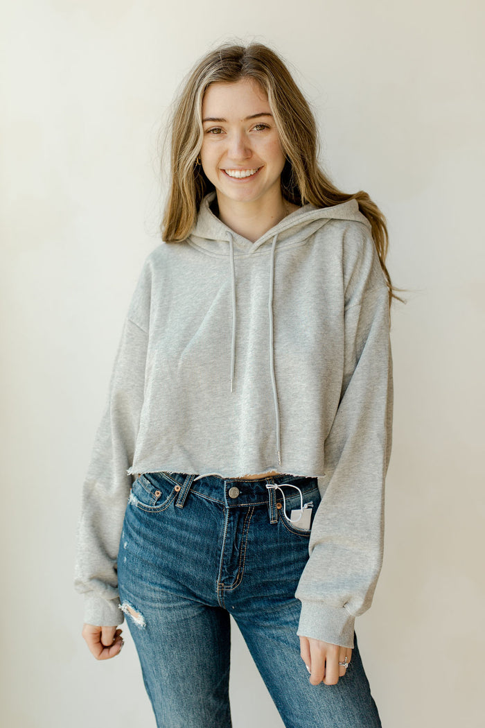 mode, innocence cropped hoodie