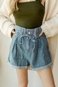mode, living on a prayer paper bag shorts