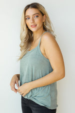 mode, sweater knot tank