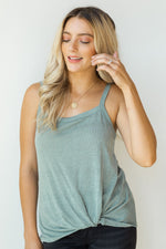 mode, sweater knot tank