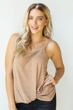 mode, sweater knot tank