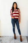 mode, on the horizon stripes sweater