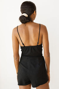 mode, lurex frills bodysuit