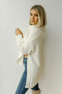 mode, turning leaves sweater