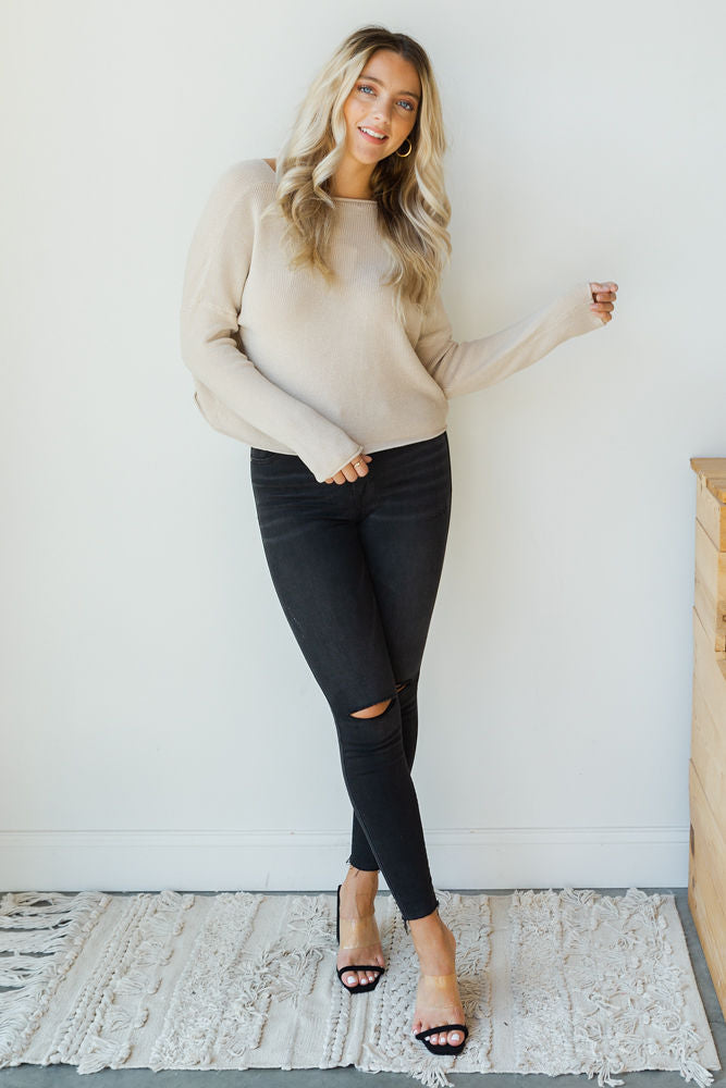 mode, Twisted up sweater