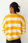 mode, on the horizon stripes sweater