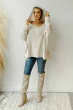 mode, destroyed chenille hoodie