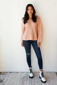 mode, Lina hi low sweater