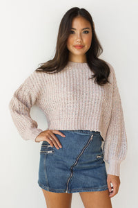 mode, gleaming sweater