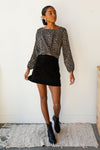 mode, heart of glass crop blouse
