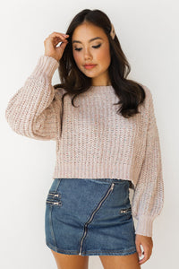 mode, gleaming sweater