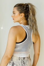mode, mesh active cropped tank