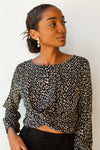 mode, heart of glass crop blouse