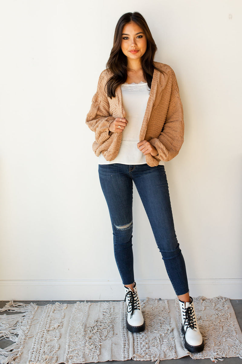 mode, scandi open cable sweater