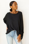 mode, smocked sleeve blouse