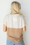 mode, constrasting side knot top