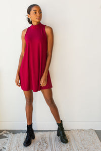 mode, Karma rib knit dress