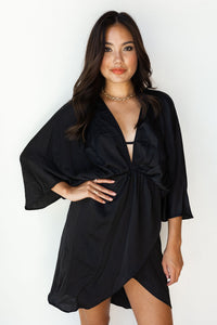mode, go for it kimono sleeve dress