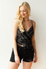 mode, smocked tie tank