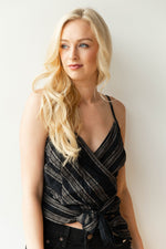 mode, smocked tie tank