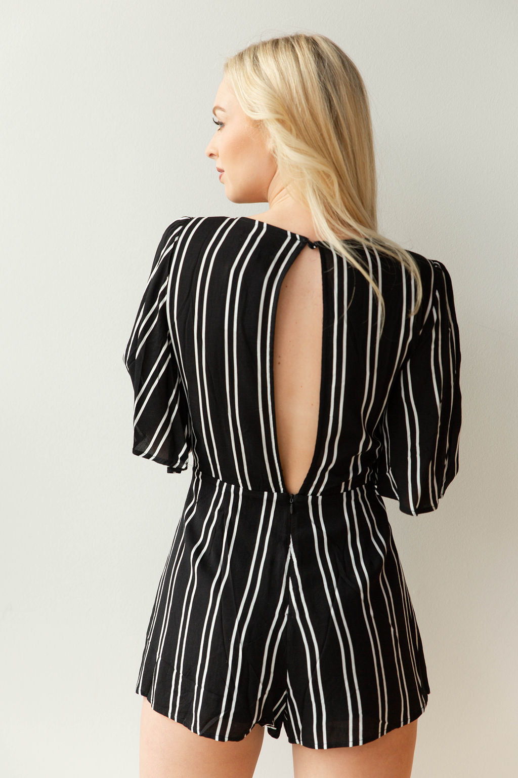 mode, fun in the sun stripe romper