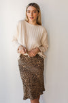 mode, tassel + scallop trim sweater