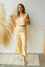 mode, raquel crop woven tank