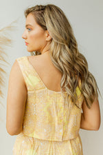 mode, raquel crop woven tank