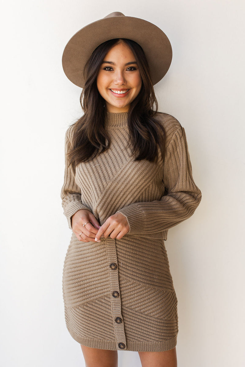 mode, fireside sweater skirt (set)
